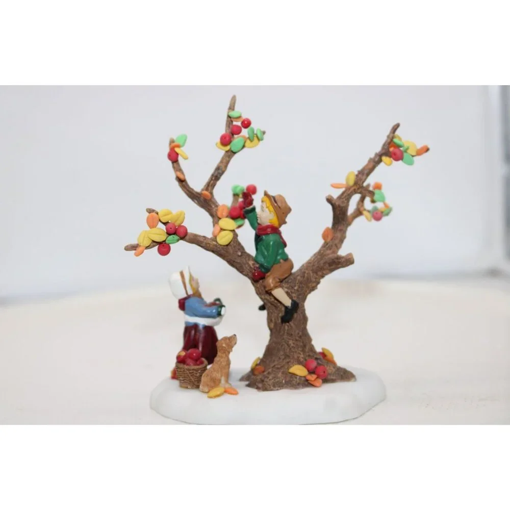 Dept 56 Village Accessory - Up In the Apple Tree